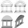3D Reconstruction of Curved Objects from Single 2D Line Drawings