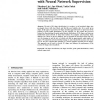 A 3D shape classifier with neural network supervision