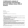 A bibliometric analysis of pharmacology and pharmacy journals: Scopus versus Web of Science