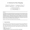 A Calculus for Data Mapping