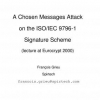 A Chosen Messages Attack on the ISO/IEC 9796-1 Signature Scheme