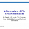 A Comparison of File System Workloads