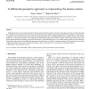 A differential geometric approach to representing the human actions