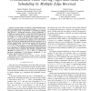 A Distributed Prime Sieving Algorithm based on Scheduling by Multiple Edge Reversal