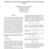 A High Performance Algorithm for Incompressible Flows Using Local Solenoidal Functions