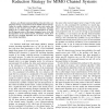 A Maximum-Likelihood Decoder with a New Reduction Strategy for MIMO Channel Systems