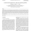 A neural network approach for a robot task sequencing problem