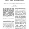 A New Information Fusion Method for Bimodal Robotic Emotion Recognition