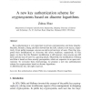 A new key authentication scheme for cryptosystems based on discrete logarithms