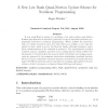 A New Low Rank Quasi-Newton Update Scheme for Nonlinear Programming