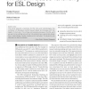 A Platform-Based Taxonomy for ESL Design