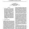A Probabilistic Calculus of Actions