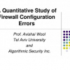 A Quantitative Study of Firewall Configuration Errors