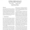 A Robotic Lighting System for Solar Illumination Simulation