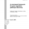 A rule-based framework for gene regulation pathways discovery