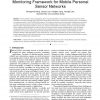 A Scalable and Energy-Efficient Context Monitoring Framework for Mobile Personal Sensor Networks