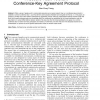A Secure Fault-Tolerant Conference-Key Agreement Protocol
