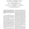 A Simulation Study of Data Partitioning Algorithms for Multiple Clusters