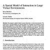 A Spatial Model of Interaction in Large Virtual Environments