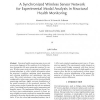 A Synchronized Wireless Sensor Network for Experimental Modal Analysis in Structural Health Monitoring