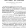 A Systematic Computational Approach for Transcription Factor Target Gene Prediction