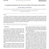 A variational method for the recovery of dense 3D structure from motion