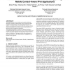 A wireless public access infrastructure for supporting mobile context-aware IPv6 applications