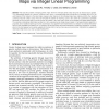 Accurate Construction of Consensus Genetic Maps via Integer Linear Programming