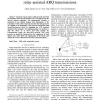 Adaptive Bitrate and Resource Allocation for Relay-Assisted ARQ Transmissions