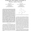 Aerial Platform Placement Algorithm to Satisfy Connectivity and Capacity Constraints in Wireless Ad-Hoc Networks