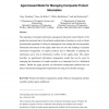 Agent-based model for managing composite product information
