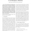 Agent-Based Perception of an Environment in an Emergency Situation