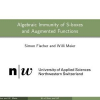 Algebraic Immunity of S-Boxes and Augmented Functions