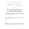 An Adaptive Test for the Two-Sample Location Problem Based on U-Statistics