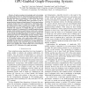 An Empirical Performance Evaluation of GPU-Enabled Graph-Processing Systems