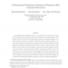 An Experimental Performance Evaluation of Touchstone Delta Concurrent File System
