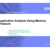 Application analysis using memory pressure