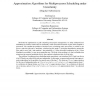 Approximation Algorithms for Multiprocessor Scheduling under Uncertainty