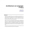 Architecture as Language