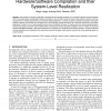 Architectures and Execution Models for Hardware/Software Compilation and Their System-Level Realization