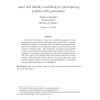 Asset and liability modelling for participating policies with guarantees