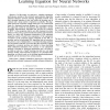 Asymptotic distributions associated to Oja's learning equation for neural networks