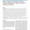 BrEPS: a flexible and automatic protocol to compute enzyme-specific sequence profiles for functional annotation