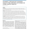 ClustalXeed: a GUI-based grid computation version for high performance and terabyte size multiple sequence alignment