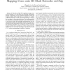 Cluster-based Simulated Annealing for Mapping Cores onto 2D Mesh Networks on Chip