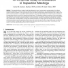 Communication and Organization: An Empirical Study of Discussion in Inspection Meetings