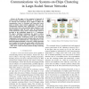 Communications via Systems-on-Chips Clustering in Large-Scaled Sensor Networks
