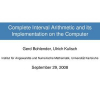 Complete Interval Arithmetic and Its Implementation on the Computer