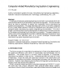 Computer-Aided Manufacturing System Engineering