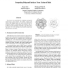 Computing Polygonal Surfaces from Unions of Balls
